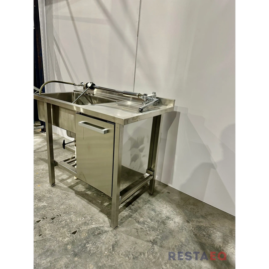 RST-esipesupöytä esipesuhanalla 1200 - Metos