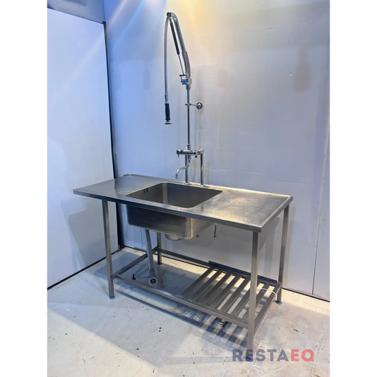 RST-esipesupöytä esipesuhanalla 1600 - RestaEQ