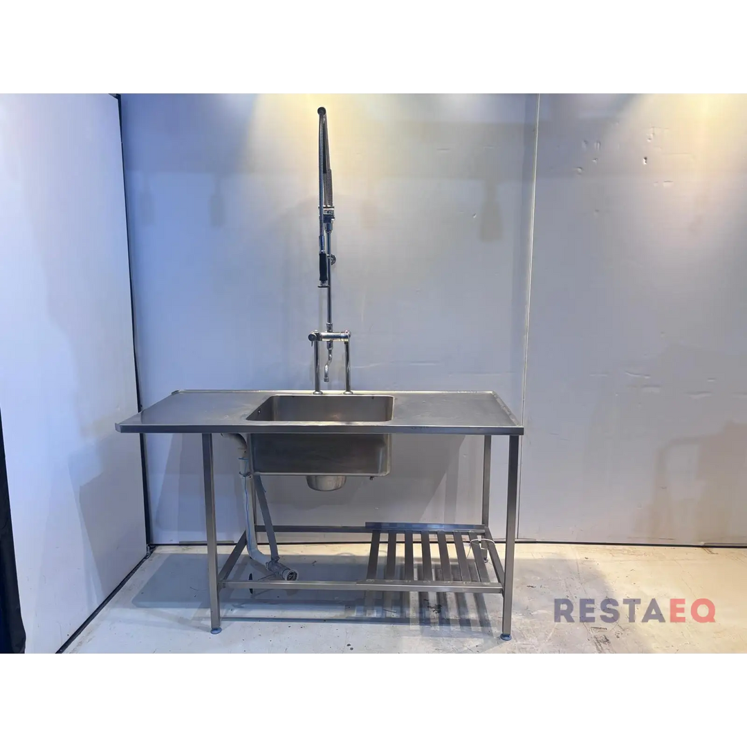 RST-esipesupöytä esipesuhanalla 1600 - RestaEQ