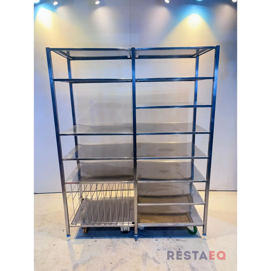 RST-hyllykkö leikkuulautatelineillä 1490 - RestaEQ