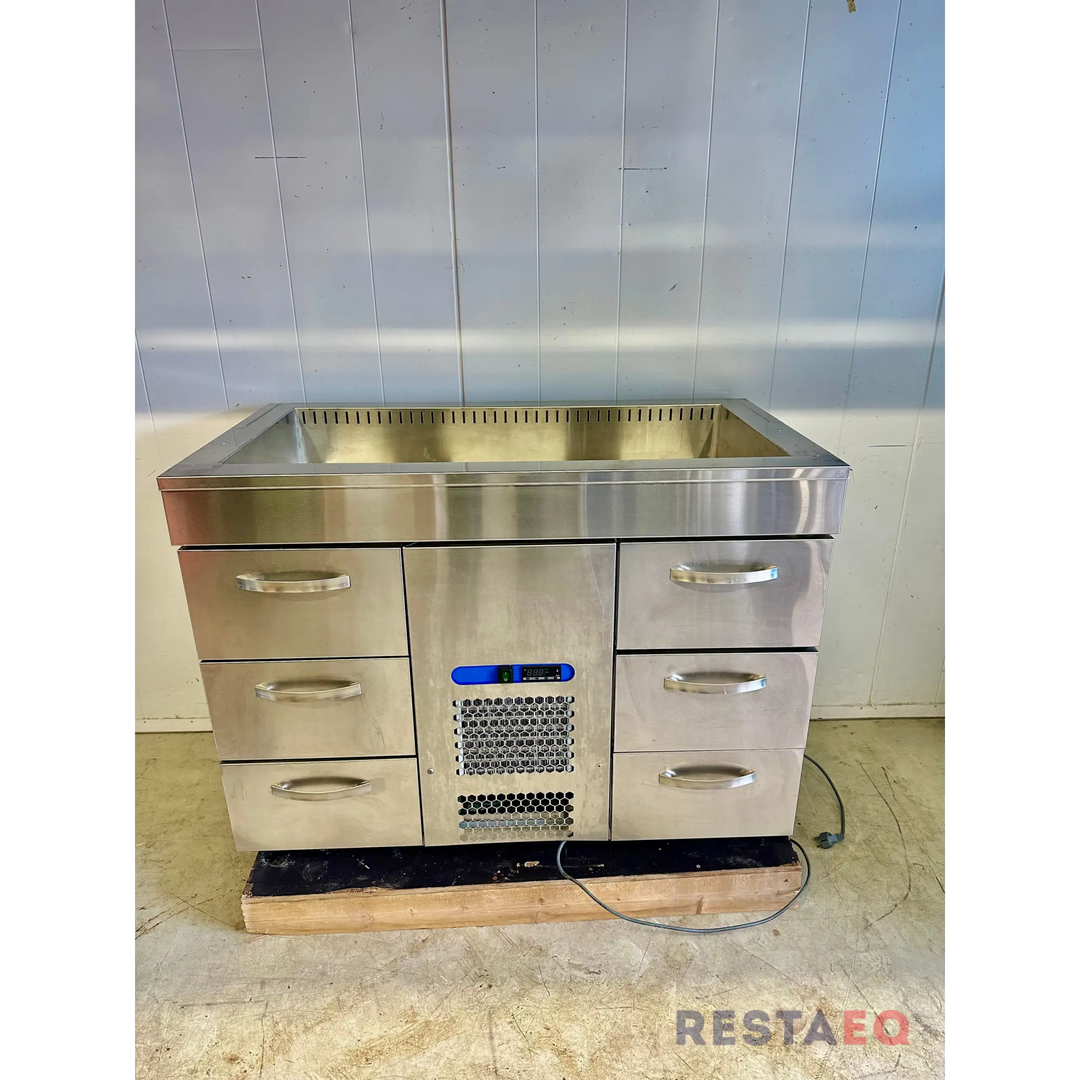 RST-kylmävetolaatikosto kylmäaltaalla 1200 - Restmec