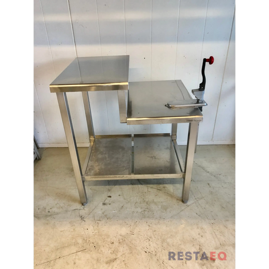 RST-laitepöytä purkinavaajalla 800 - Metos