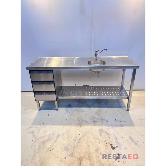 RST-pöytä altaalla ja laatikostolla 1800 - RestaEQ