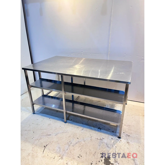 RST pöytä hyllytasoilla 1600 RestaEQ