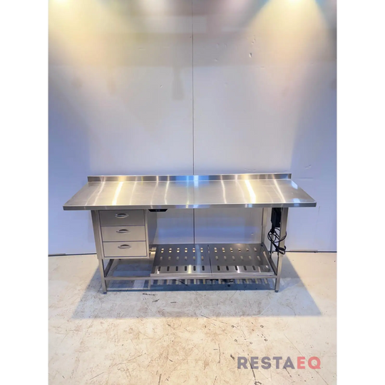 RST-sähkösäädettävä pöytä laatikostolla 2000 - Metos