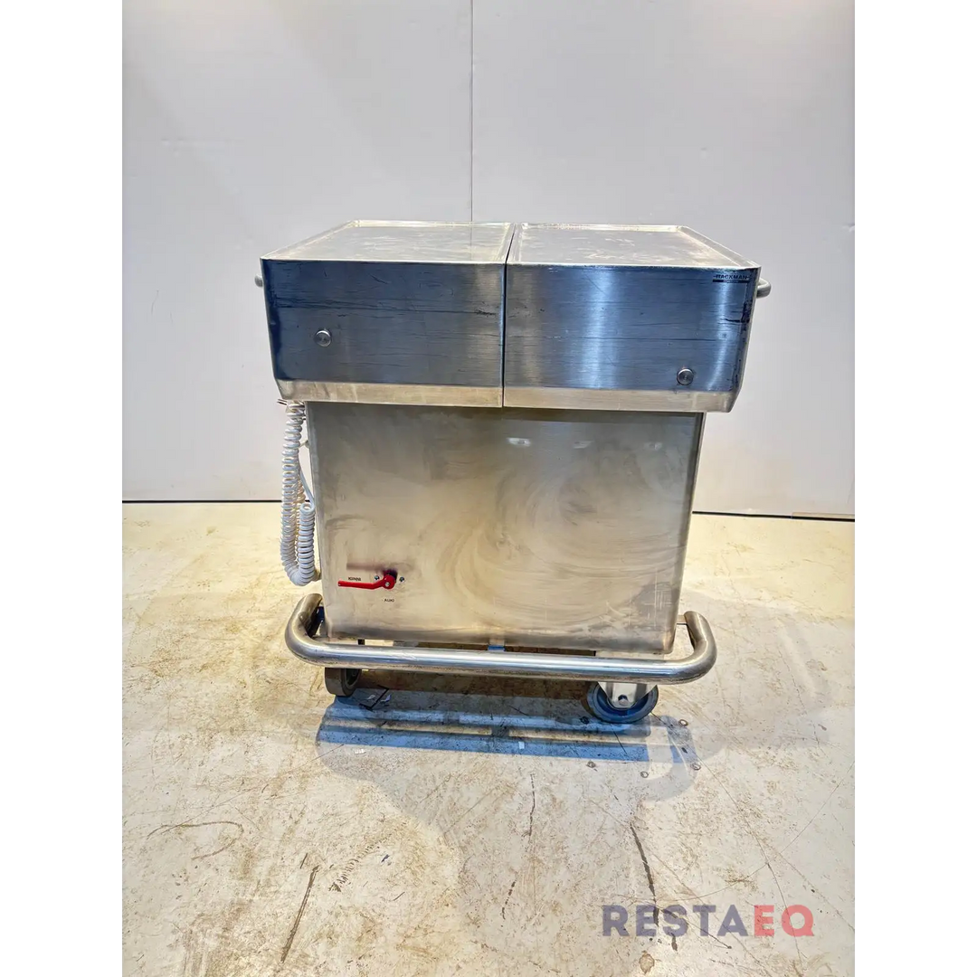 Siirrettävä kylmä ja lämmintarjoiluyksikkö pyörillä. - Metos