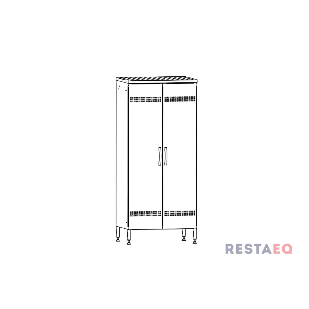 Siivouskaappi KRK 600 Inox