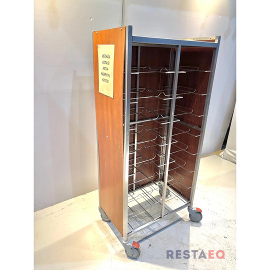 Tarjotinpalautusvaunu 2-osainen - Restaeq RestaEQ