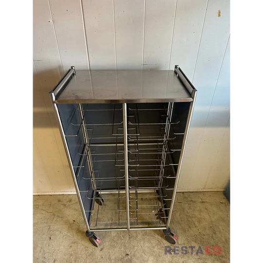 Tarjotinpalautusvaunu kaksi osainen - RestaEQ