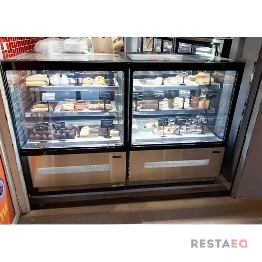 Tefcold vitriini suorilla laseilla LPD 900F/Black - Tefcold