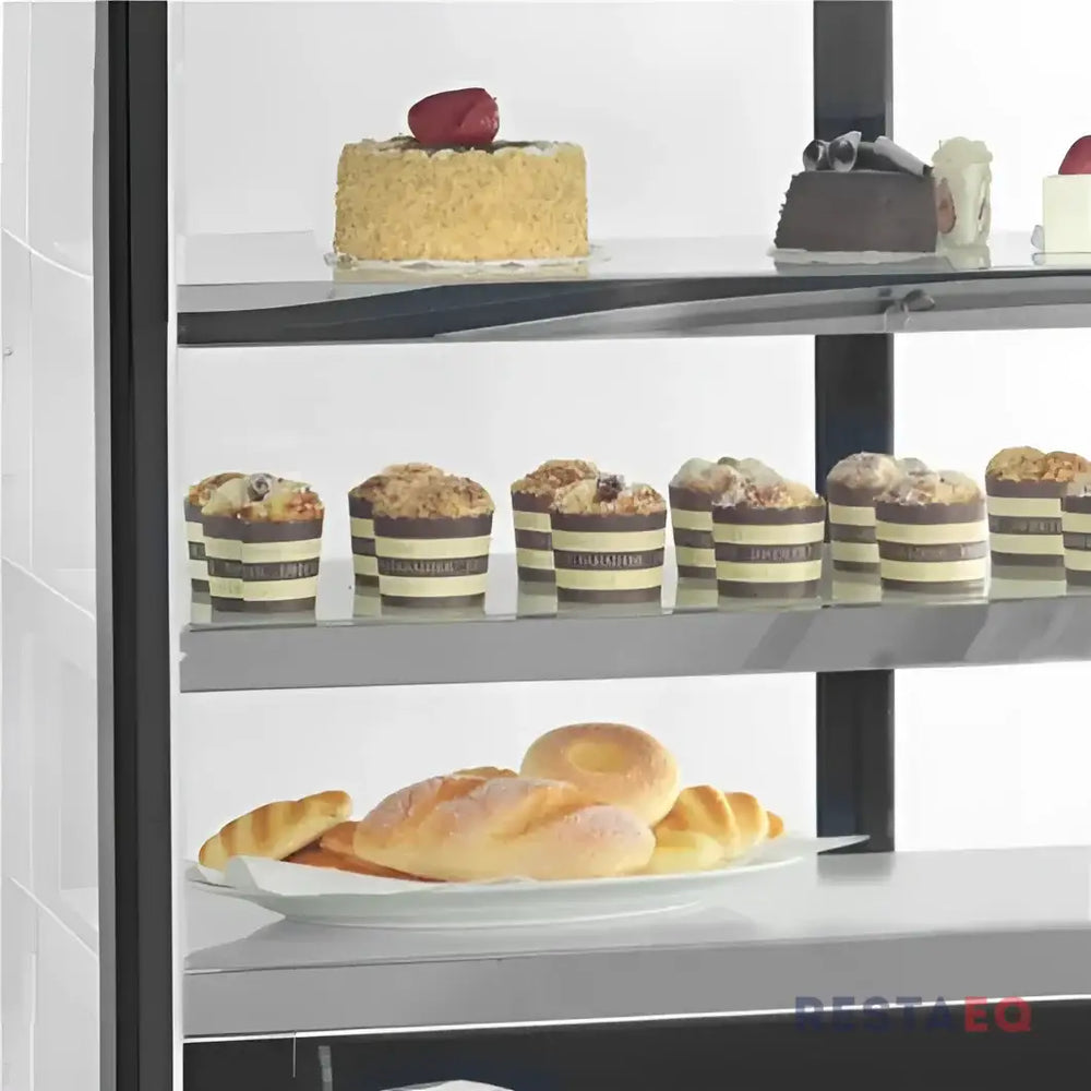 Tefcold vitriini suorilla laseilla LPD 900F/Black - Tefcold