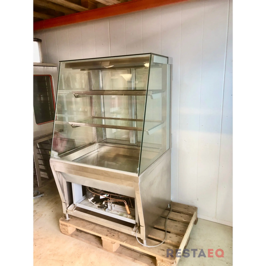 Vankkarakenteinen vitriini/lasikko Norpe 900 palvelumalli -