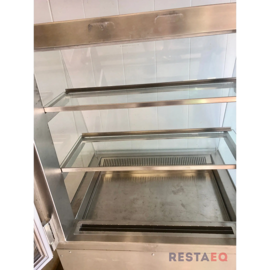 Vankkarakenteinen vitriini/lasikko Norpe 900 palvelumalli -