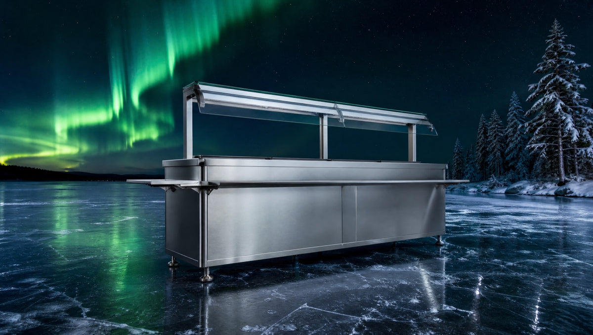 Käytetyt neutraali-buffetlinjasto