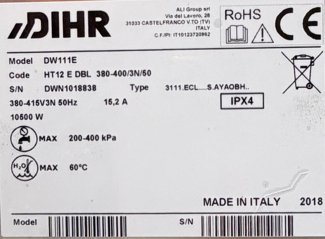 Kupuastianpesukone DW111E
