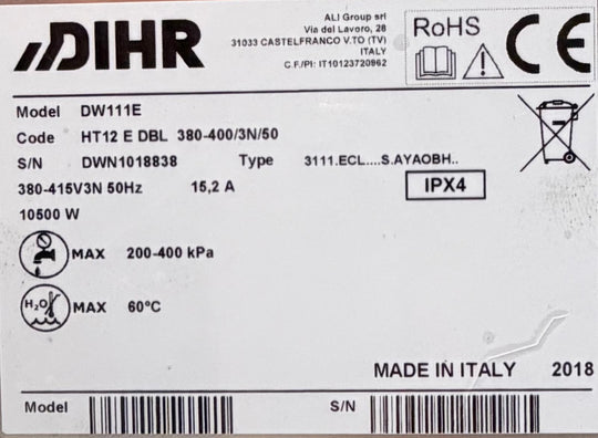 Kupuastianpesukone DW111E