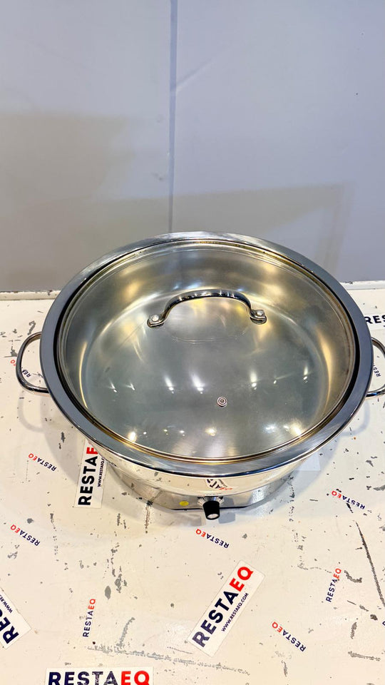 Pyöreä Lämpöhaude sähköinen lasikannella 3,8L