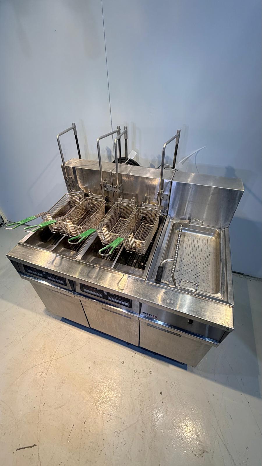 Frymaster automaattinostimilla ja suolauskaukkalolla FH217-4BLCSD