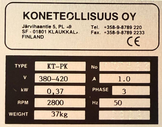 Pihvikone KT-PK 400V