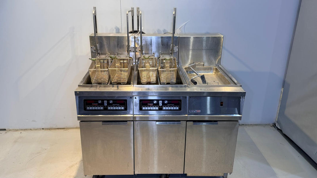 Frymaster automaattinostimilla ja suolauskaukkalolla FH217-4BLCSD