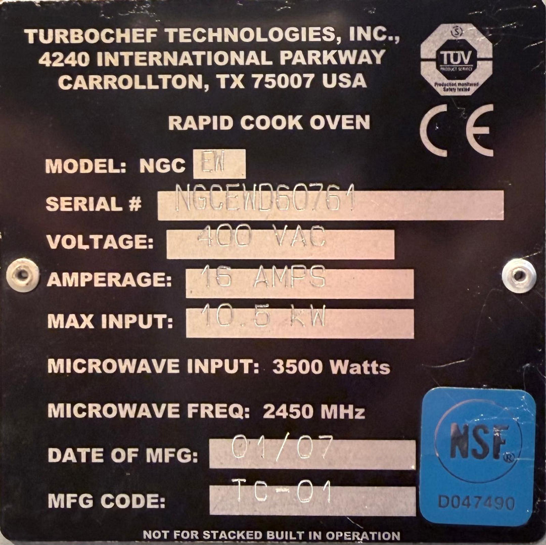 Turbochef pikauuni EW