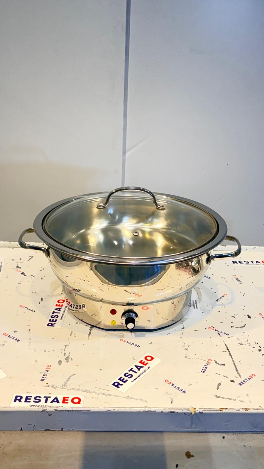 Pyöreä Lämpöhaude sähköinen lasikannella 3,8L