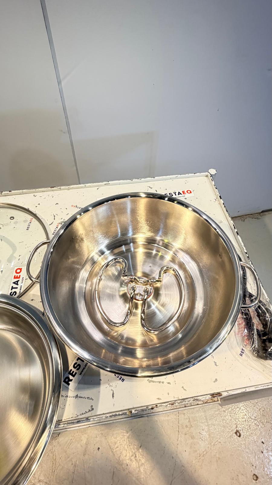 Pyöreä Lämpöhaude sähköinen lasikannella 3,8L