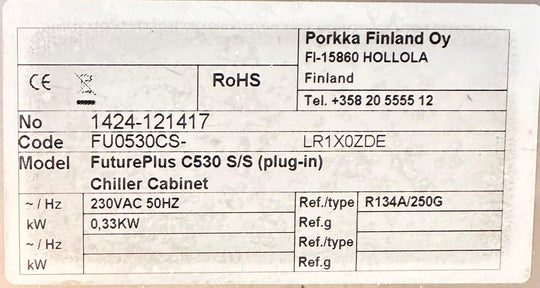Jääkaappi FU05030CS