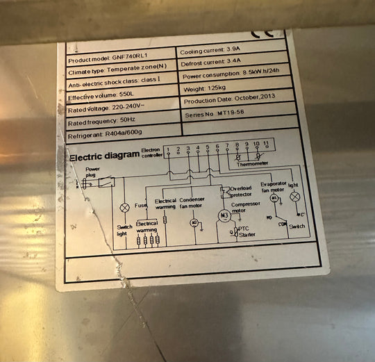 Metos pakastin GNF740RL1