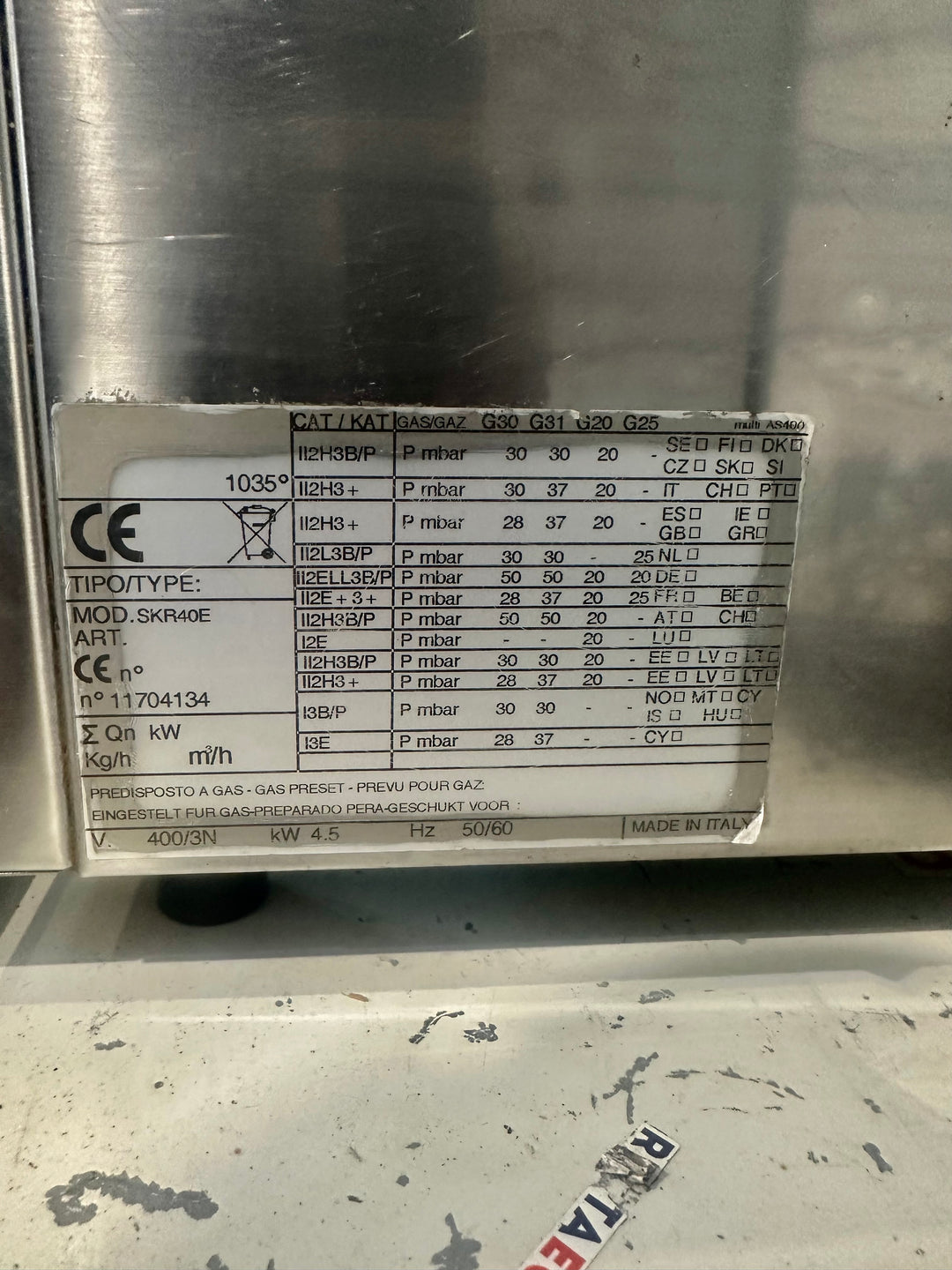 Vapo grilli GIGA SKR40E