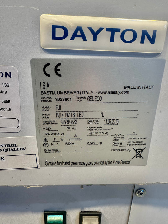 Jäätelövitriini Geleco FIJI 4 RV TB led