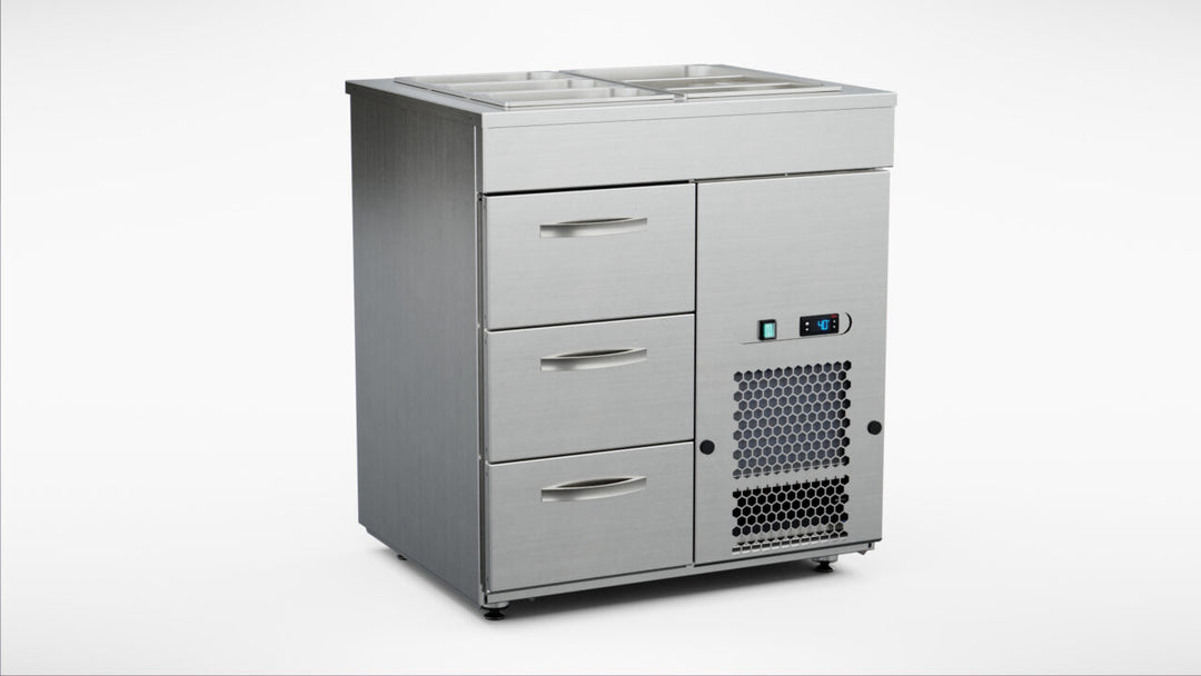 Kylmäallas kylmäkaapilla KSK/V-803