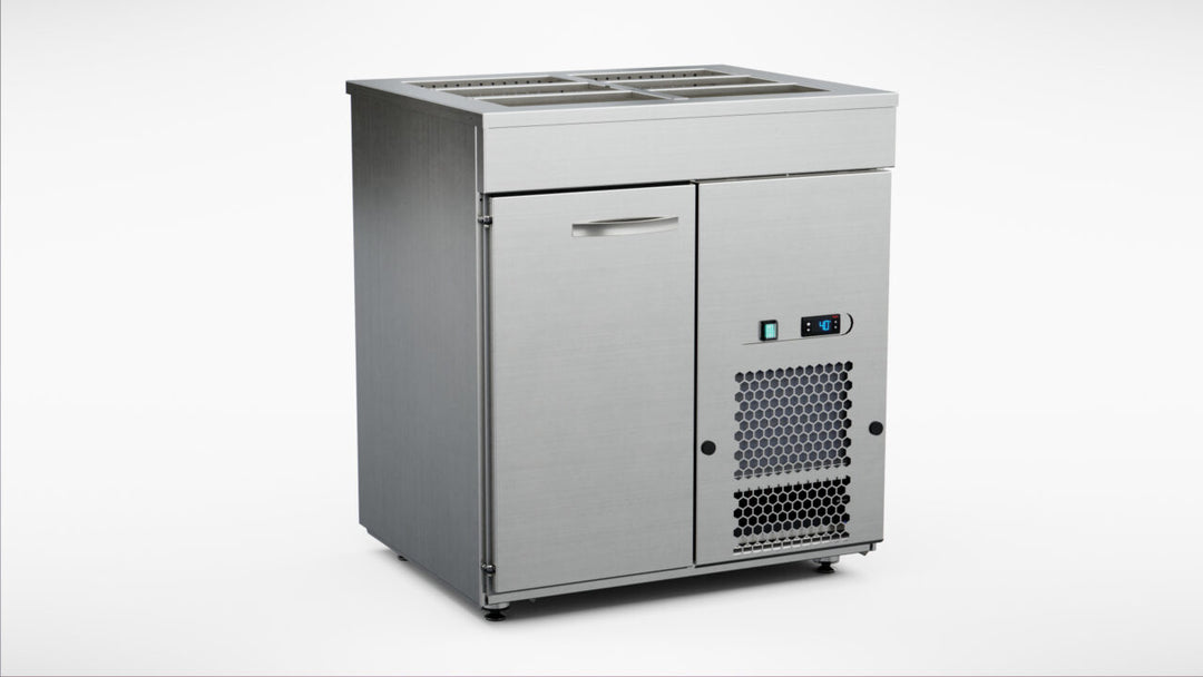 Kylmäallas kylmäkaapilla KSK/V-810
