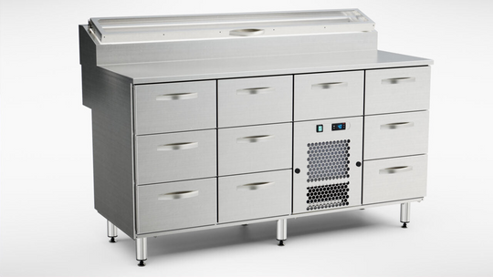 Pizzatyöpöytä KTL/P-16010