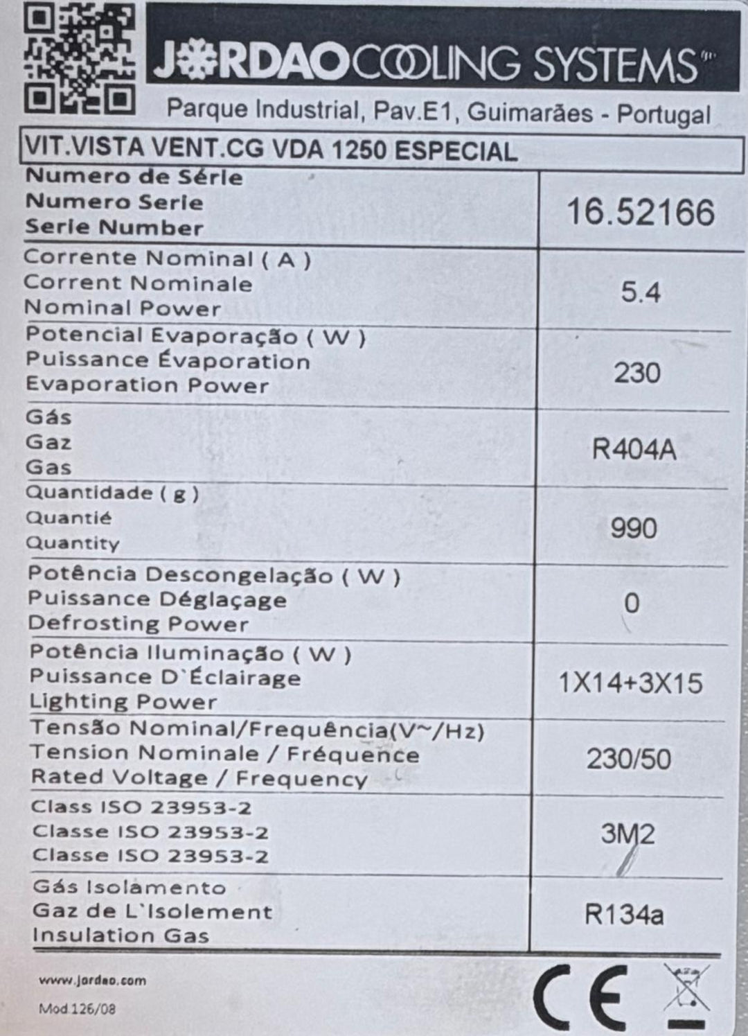 Lasikko Jordao 1250 palvelumalli