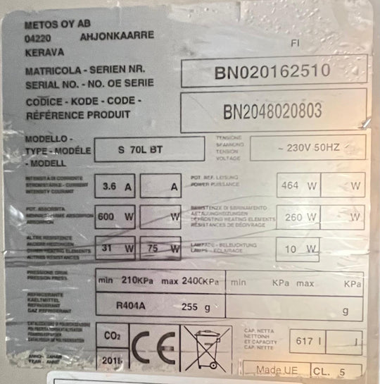 Jääkaappi S700 BT