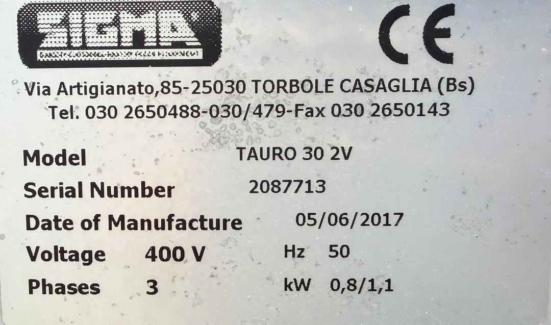 Taikinakone Sigma Tauro 30 2V 41L
