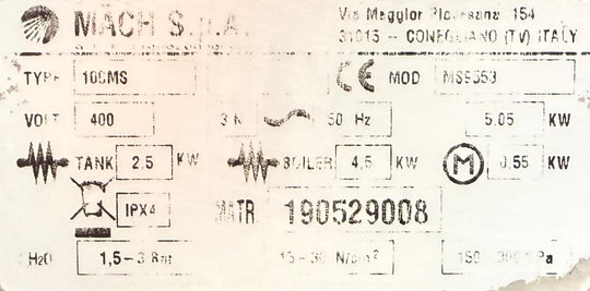 Luukkuastianpesukone Mach 100MS