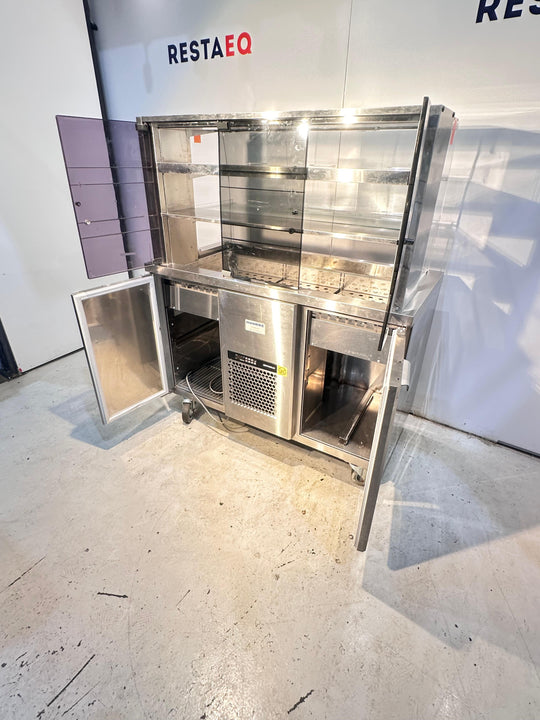 Kylmävitriini itsepalvelumalli 1260 Display line lasikko