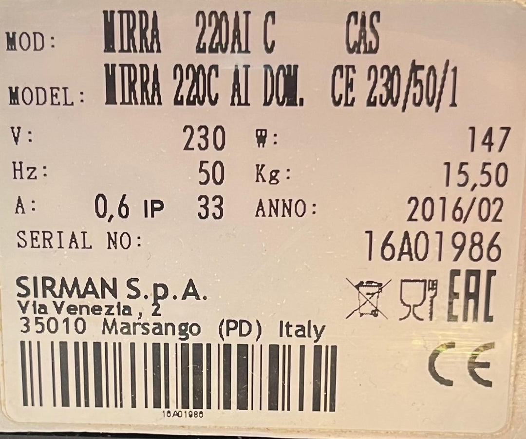 Skärmaskin Mirra 220C AI