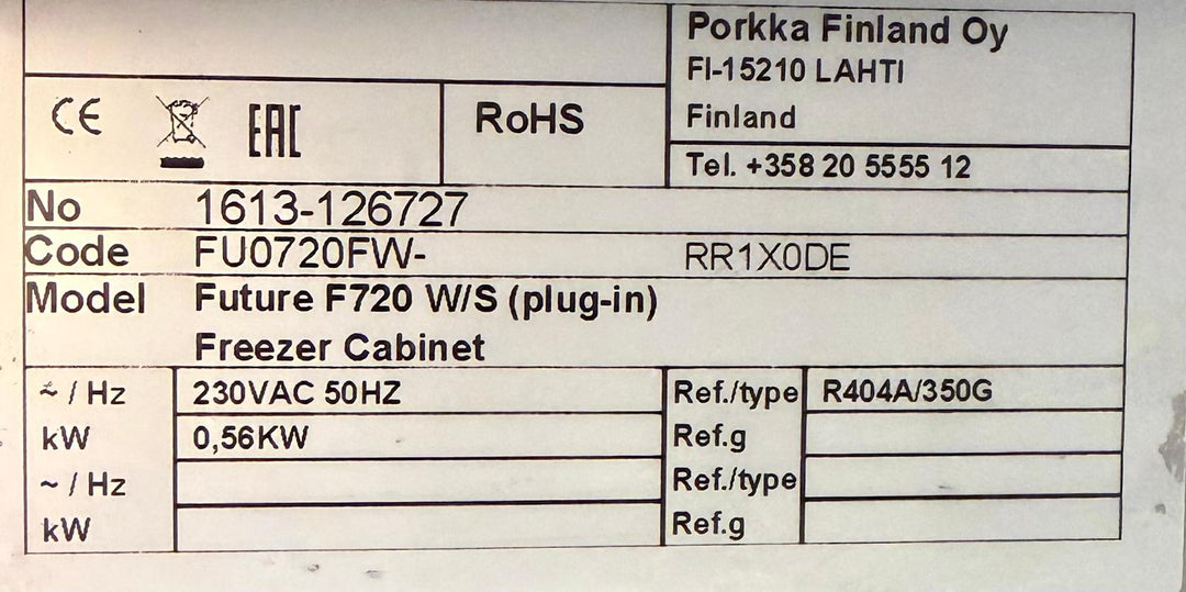 Pakastin Future F720