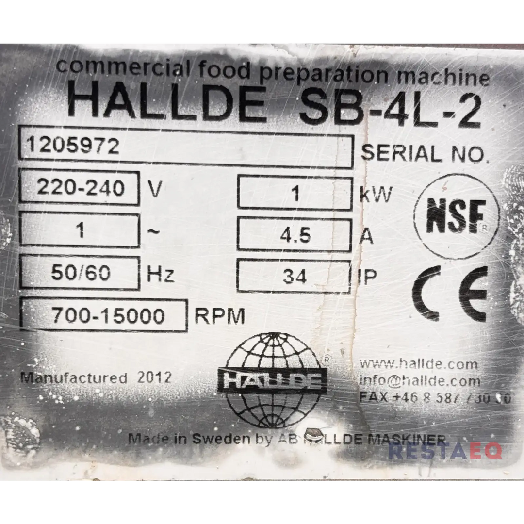 Blenderi Hälde SB-4L-2 - Metos