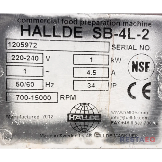 Blenderi Hälde SB-4L-2 - Metos