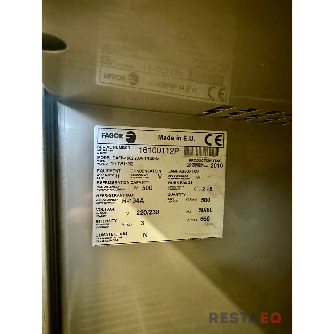 Fagor tupla jääkaappi CAFP-1602 - Fagor