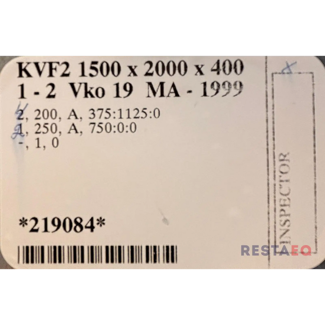 Halton Huuva 1500 rasvasuodattimilla - Halton