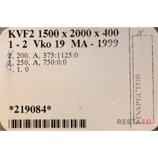 Halton Huuva 1500 rasvasuodattimilla - Halton