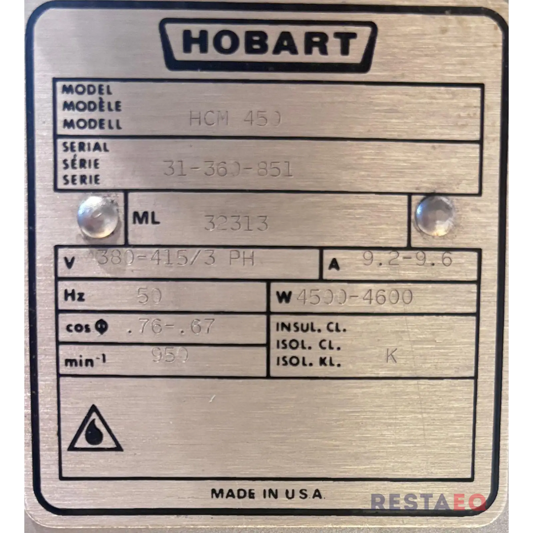 Hobart kutteri HCM 450 - Hobart
