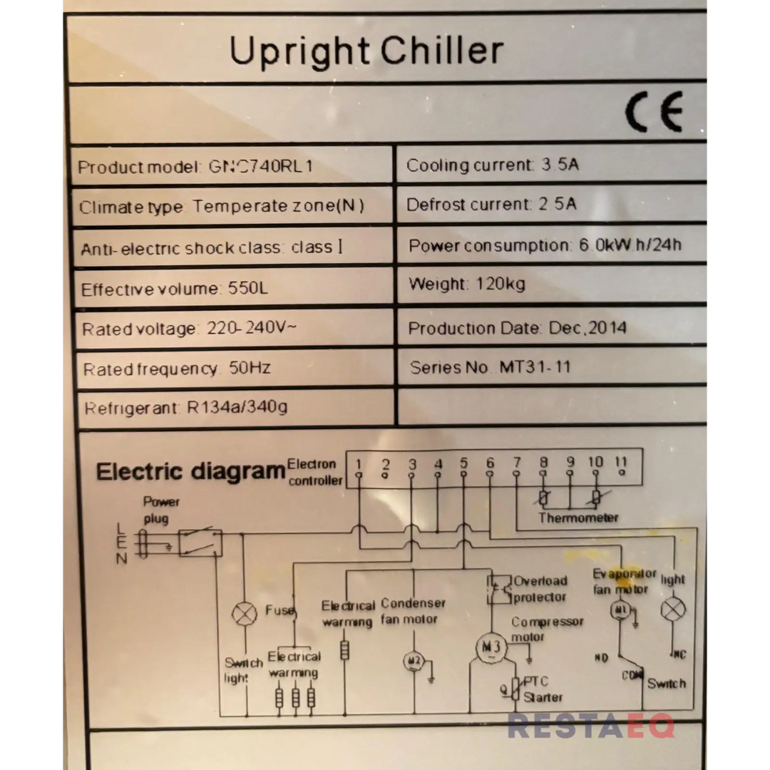 Jääkaappi GNC740RL 1 - Metos