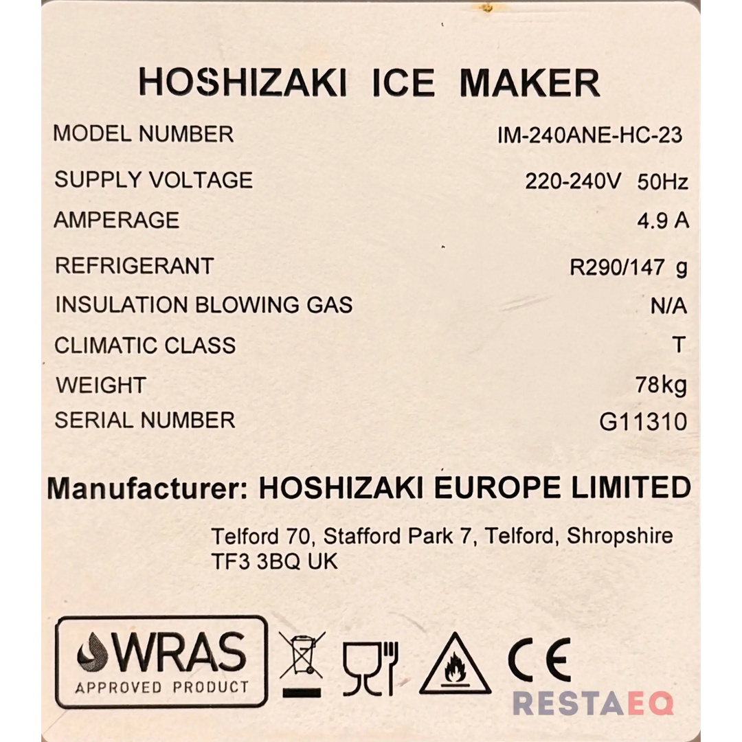 Jääpalakone Hoshizaki IM-240AME-HC-23 - Hoshizaki