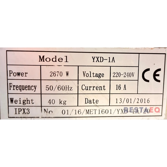 Kiertoilmauuni Metos Bakeo YXD-1A - Metos